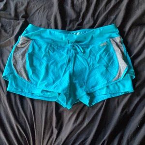 Blue shorts